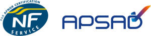 logo NF service & APSAD